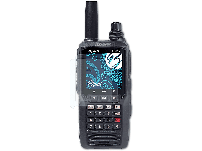 BRUNI 2x Schutzfolie(für Basics-Clear FTA-750L) Yaesu