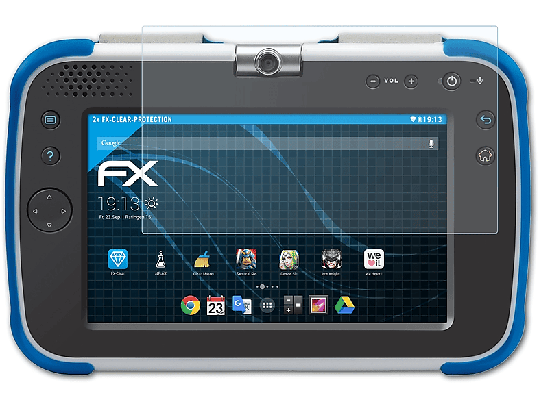 ATFOLIX 2x FX-Clear Displayschutz(für VTech Storio MAX XL 2.0)