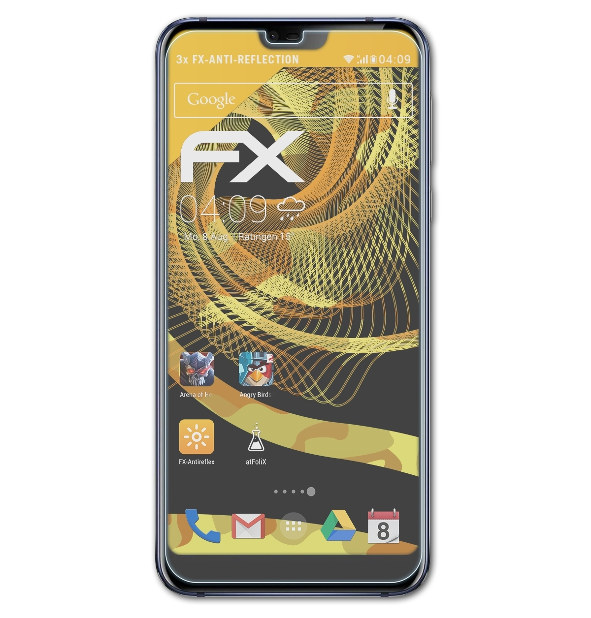 7.1 3x Nokia FX-Antireflex Displayschutz(für Plus) ATFOLIX