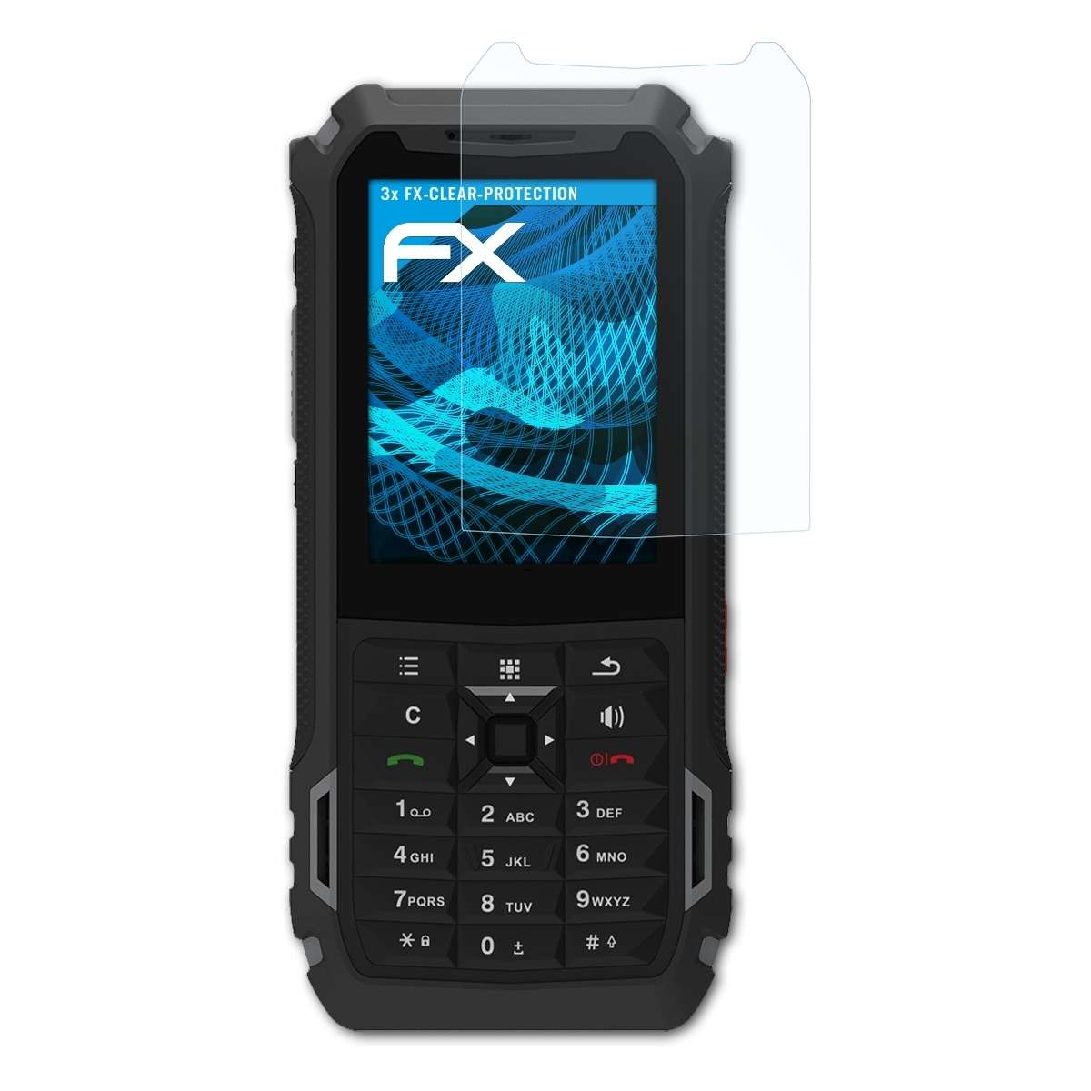 ATFOLIX 3x FX-Clear XP5s) Displayschutz(für Sonim