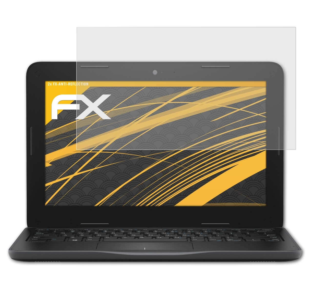 ATFOLIX 2x FX-Antireflex Displayschutz(für Dell Latitude 3190)