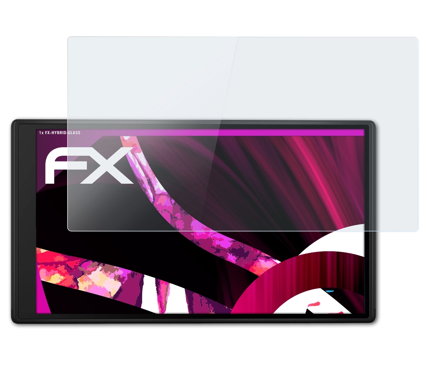 ATFOLIX FX-Hybrid-Glass 55) Schutzglas(für DriveSmart Garmin