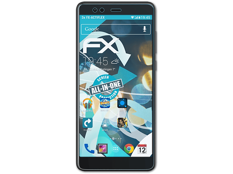 ATFOLIX Displayschutz(für 3.1 A) 3x FX-ActiFleX Nokia