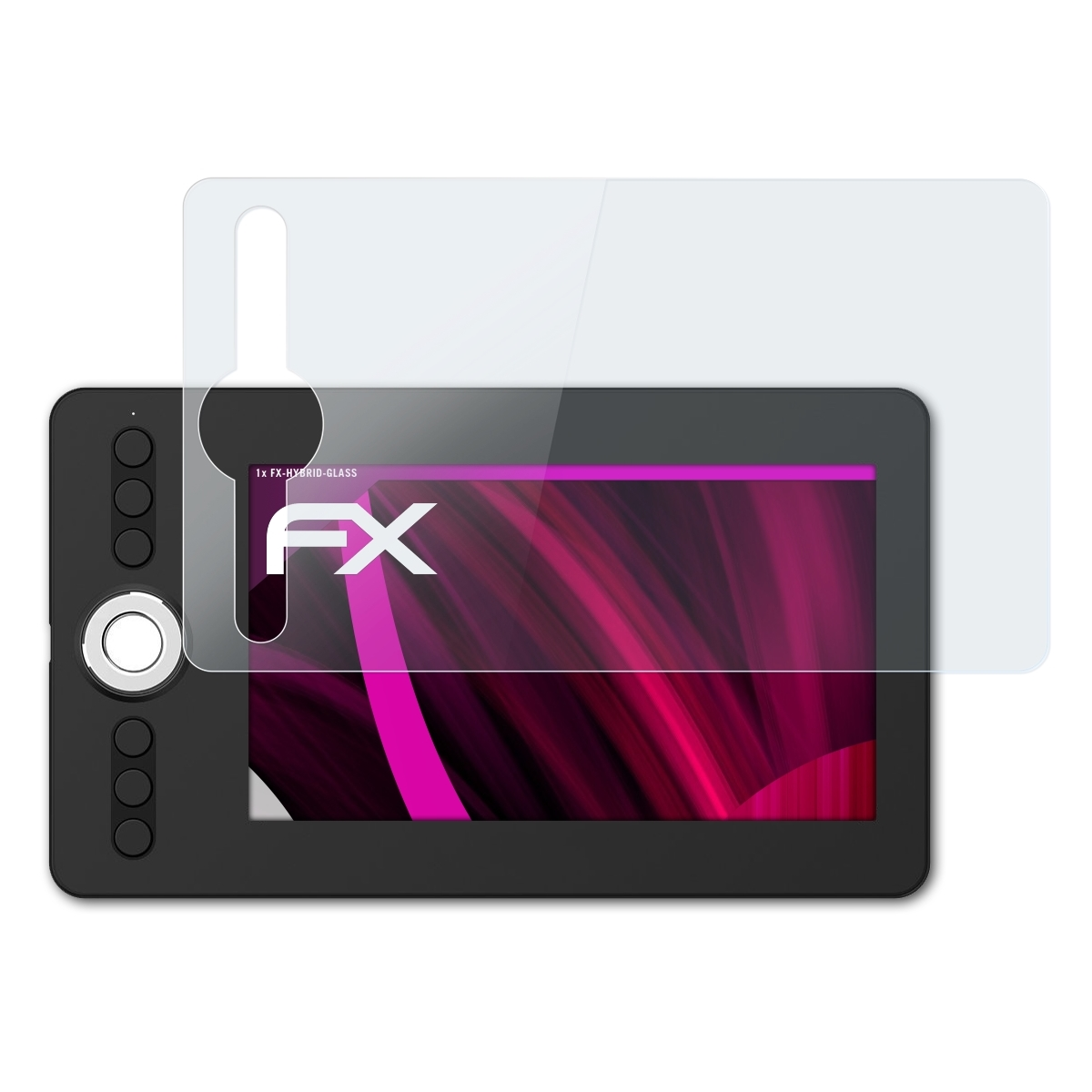 FX-Hybrid-Glass XP-PEN 02) Deco ATFOLIX Schutzglas(für