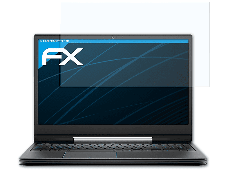 ATFOLIX 2x FX-Clear Displayschutz(für Dell G7 17)