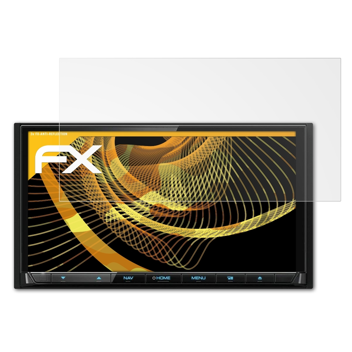 FX-Antireflex ATFOLIX 3x Kenwood Displayschutz(für DNX8180DABS)