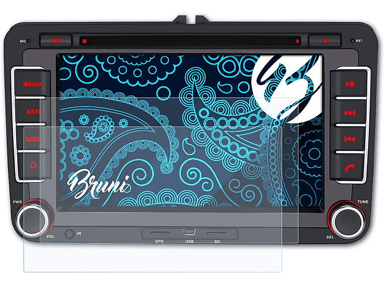 BRUNI 2x Pumpkin Inch) Schutzfolie(für 7 Basics-Clear AA0481B