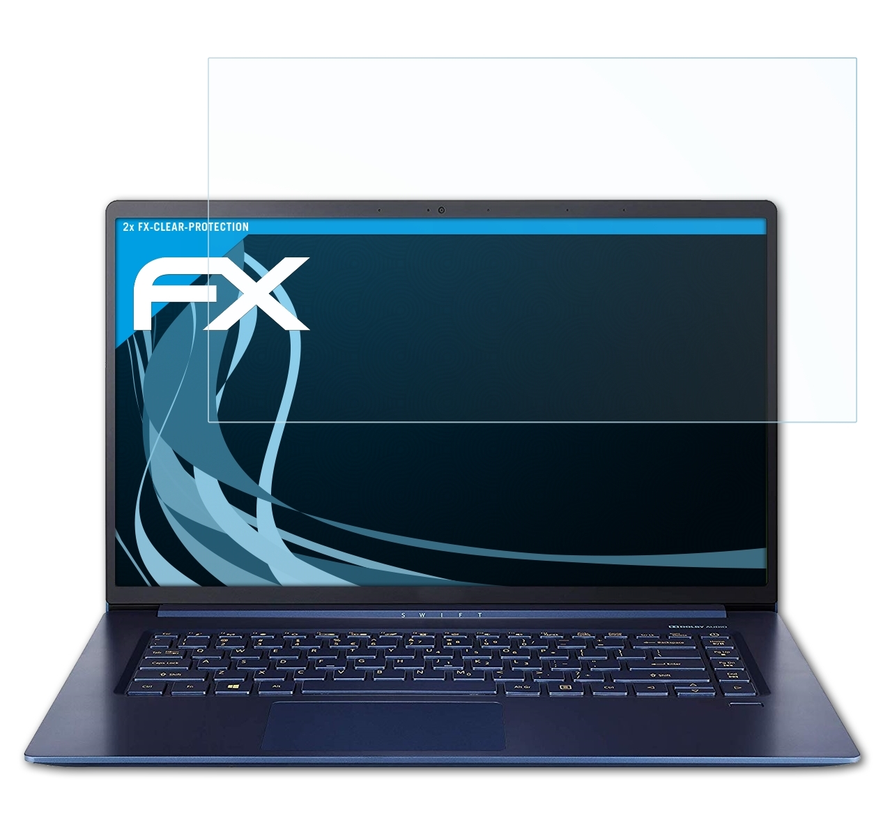 Displayschutz(für Swift 2x 5 Acer ATFOLIX (SF515-51T)) FX-Clear