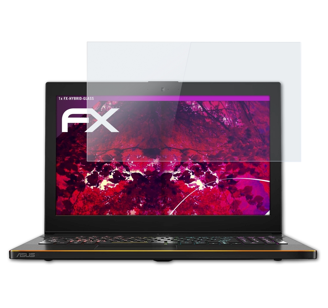 (GM501)) M Schutzglas(für Zephyrus ATFOLIX Asus ROG FX-Hybrid-Glass