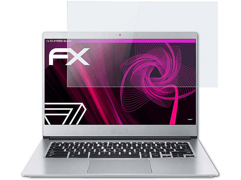 Acer Chromebook Schutzglas(für FX-Hybrid-Glass ATFOLIX 514)