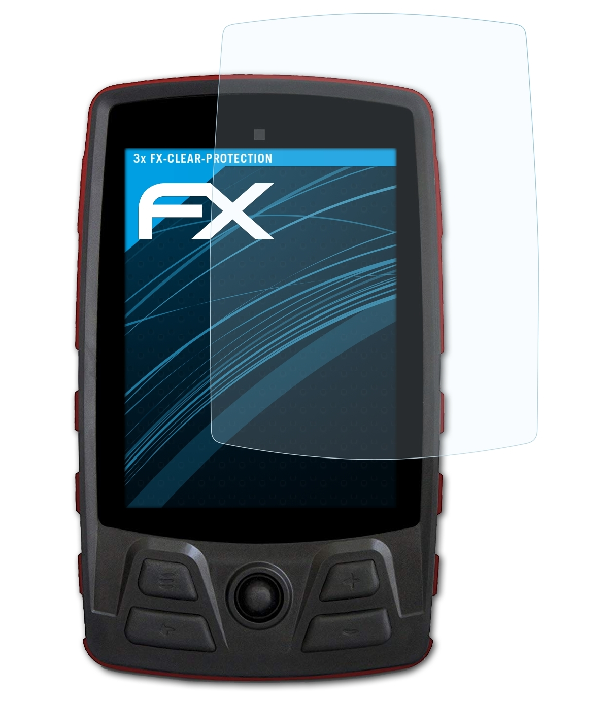 ATFOLIX 3x FX-Clear Displayschutz(für Aventura TwoNav Motor)