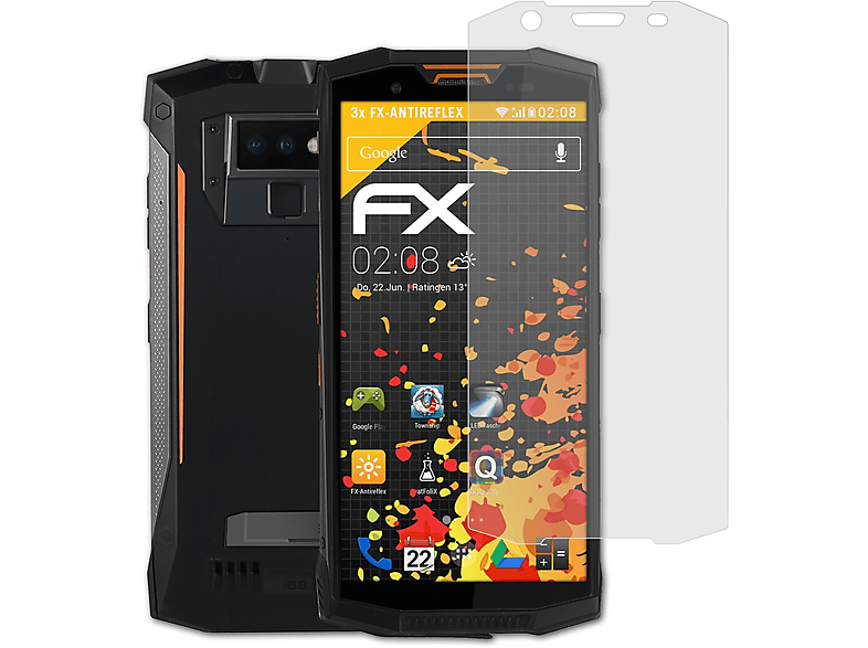 FX-Antireflex ATFOLIX Displayschutz(für 3x S70 Lite) Doogee