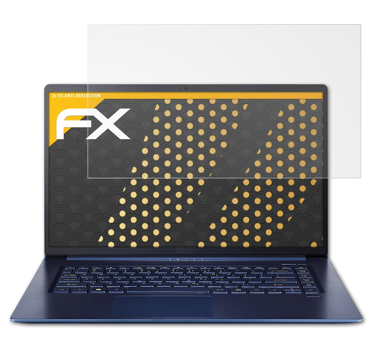 2x Displayschutz(für 5 (SF515-51T)) FX-Antireflex Acer Swift ATFOLIX