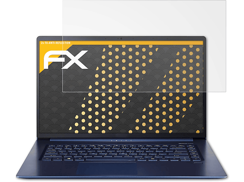FX-Antireflex Displayschutz(für Swift (SF515-51T)) ATFOLIX 5 Acer 2x