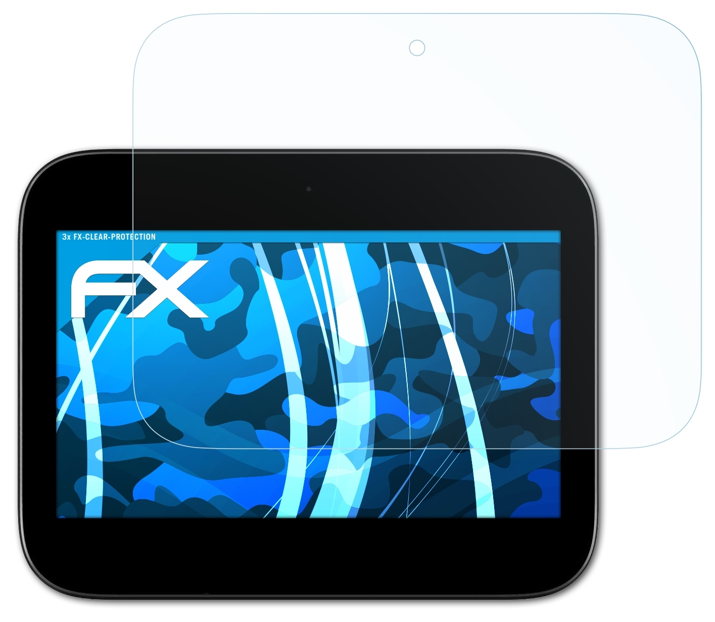 ATFOLIX 3x HTC Displayschutz(für Hub) FX-Clear 5G