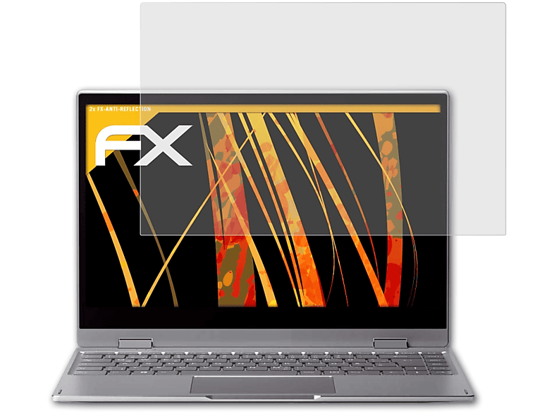 ATFOLIX 2x FX-Antireflex Displayschutz(für AKOYA S4401 Medion (MD61286))