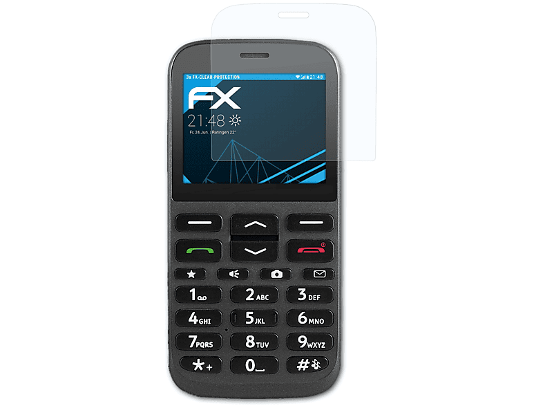 FX-Clear Displayschutz(für 3x ATFOLIX Doro 1370)
