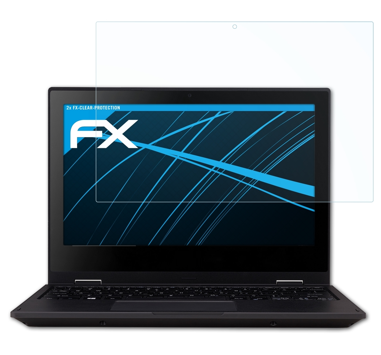 ATFOLIX 2x Acer Spin Displayschutz(für TravelMate B1) FX-Clear