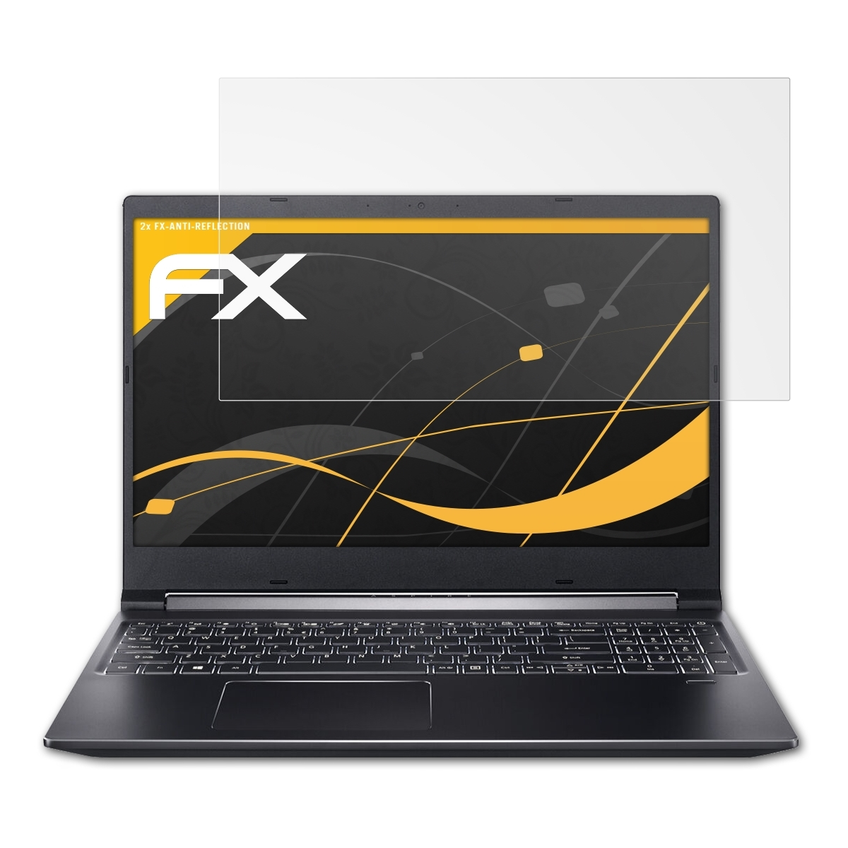 ATFOLIX 2x FX-Antireflex Aspire 7 Displayschutz(für A715-74G) Acer