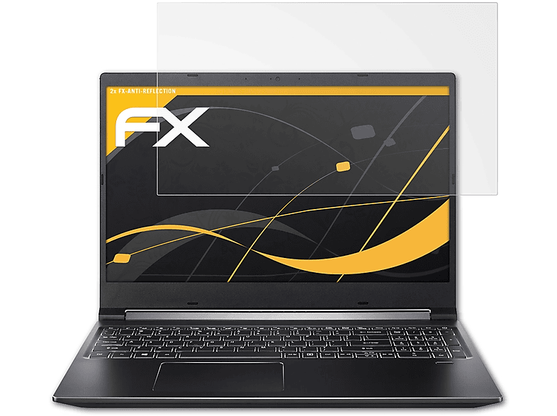 ATFOLIX 2x FX-Antireflex Displayschutz(für Acer Aspire A715-74G) 7