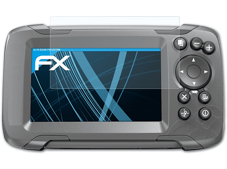 ATFOLIX 3x FX-Clear Displayschutz(für Lowrance Hook2 4x)