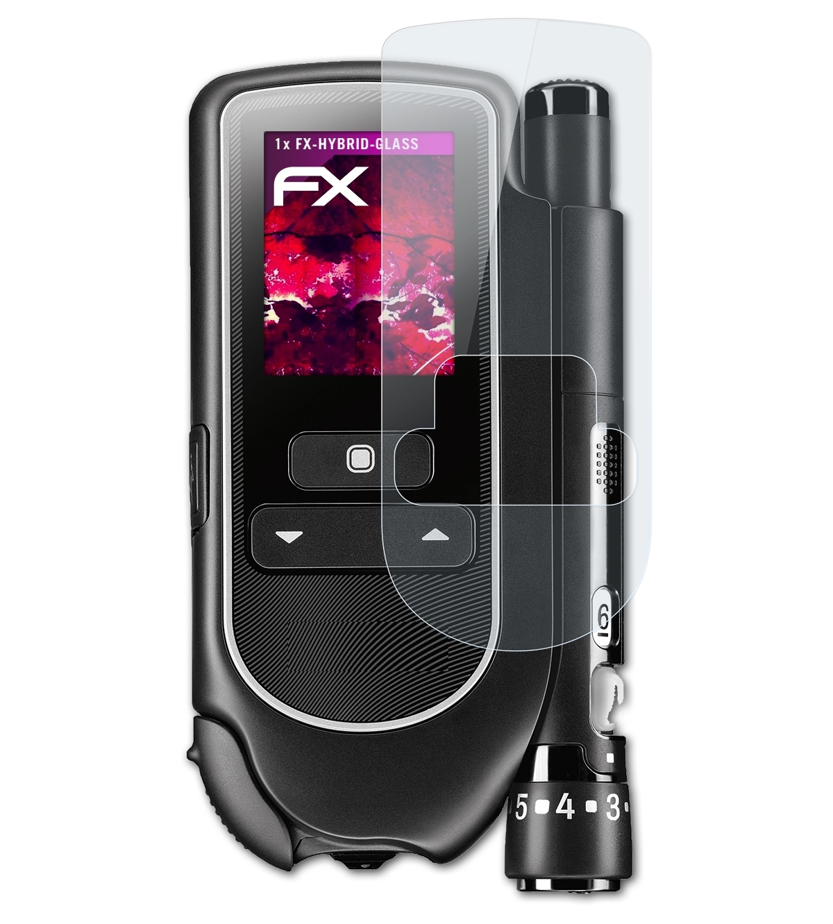 Chek FX-Hybrid-Glass Accu ATFOLIX Mobile) Schutzglas(für