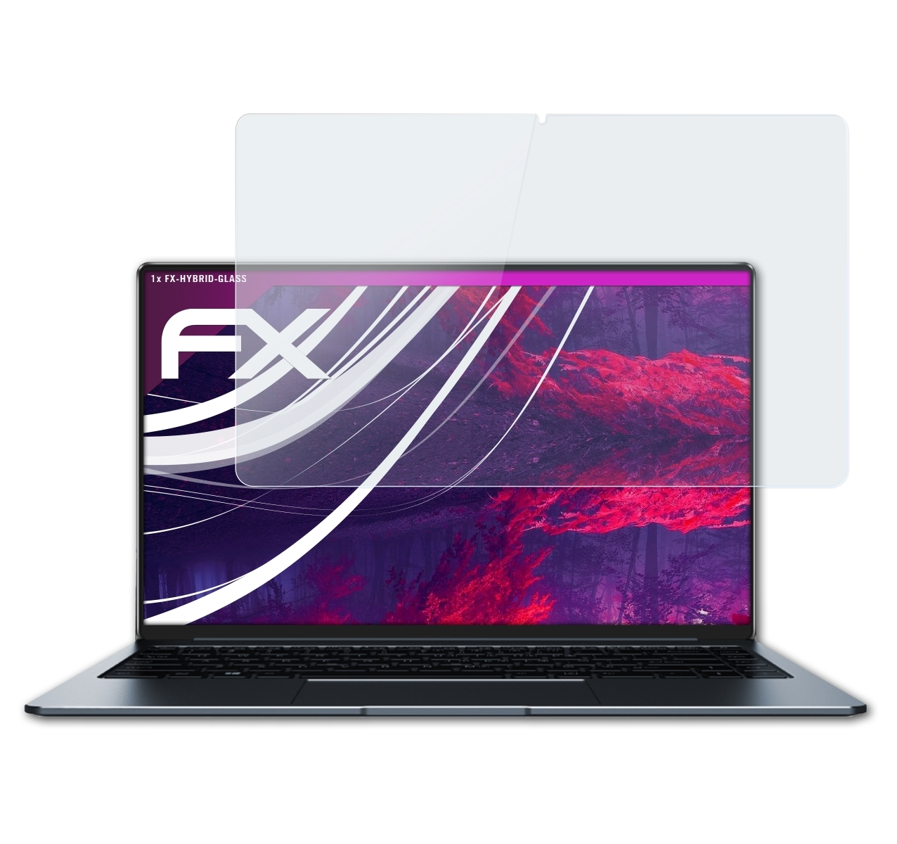 ATFOLIX Schutzglas(für Chuwi Pro) FX-Hybrid-Glass LapBook