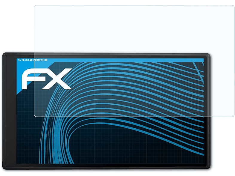 ATFOLIX 3x FX-Clear Displayschutz(für Garmin 55) DriveSmart