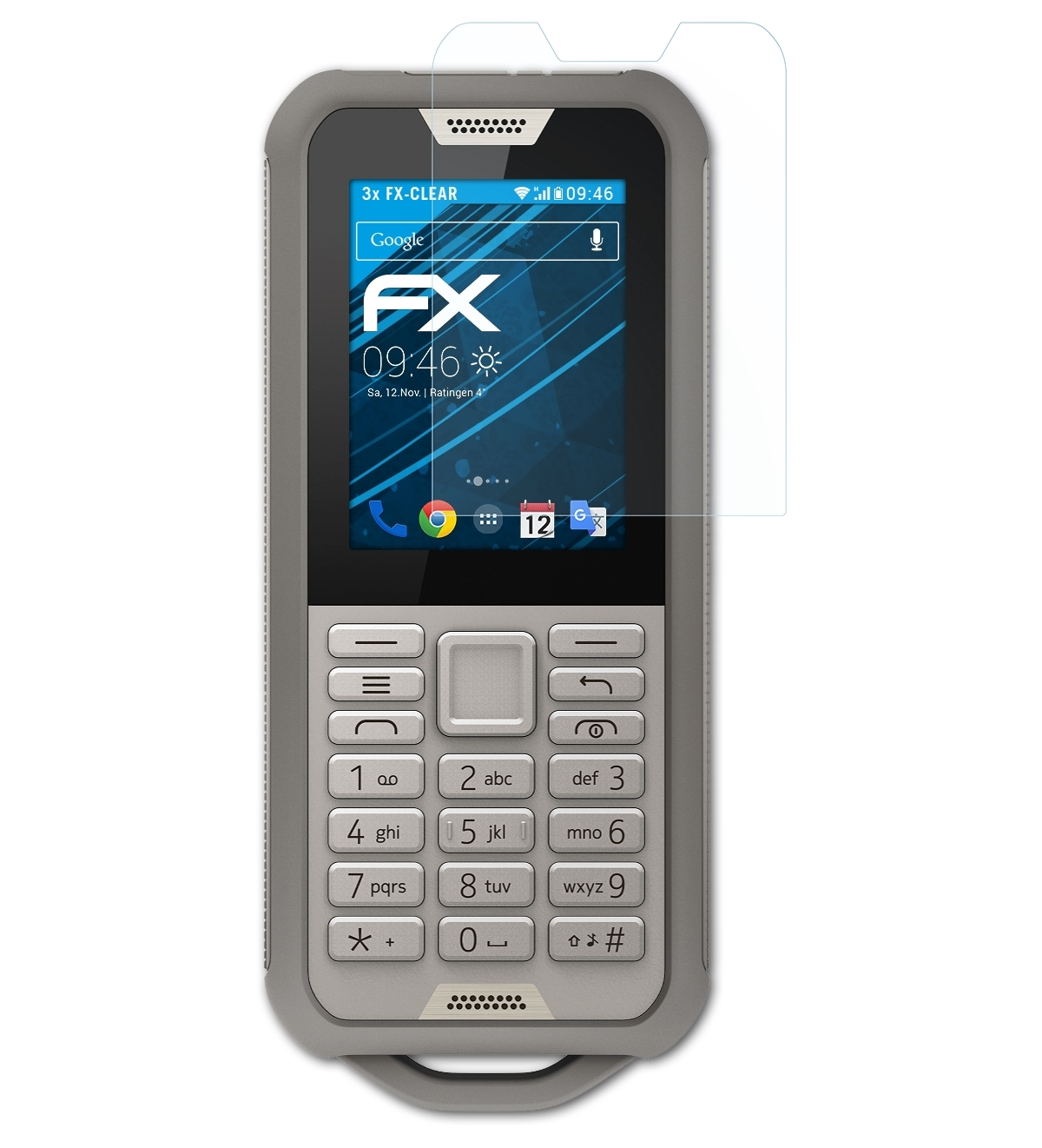 ATFOLIX 3x 800 Displayschutz(für FX-Clear Nokia Tough)