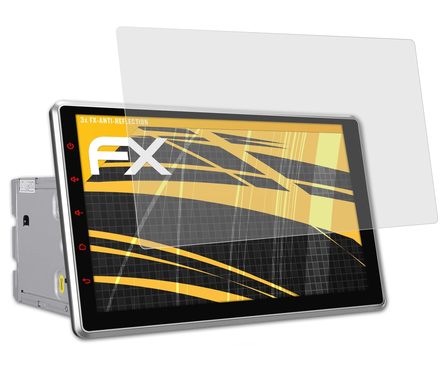 ATFOLIX 3x FX-Antireflex Inch Displayschutz(für (Universal)) 10.1 Pumpkin AA0412B