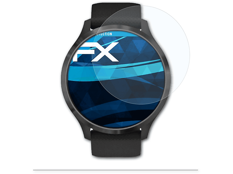 ATFOLIX FX-Clear Displayschutz(für 3) Garmin Vivomove 3x