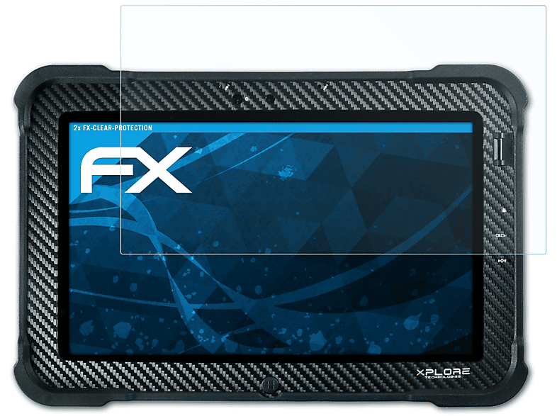 XSlate FX-Clear ATFOLIX Zebra 2x Displayschutz(für B10)