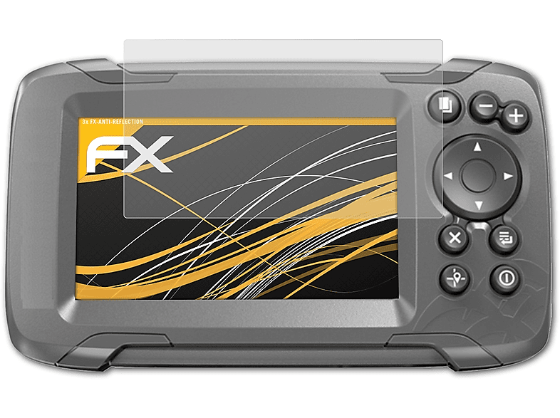 ATFOLIX 3x FX-Antireflex Displayschutz(für Lowrance Hook2 4x)