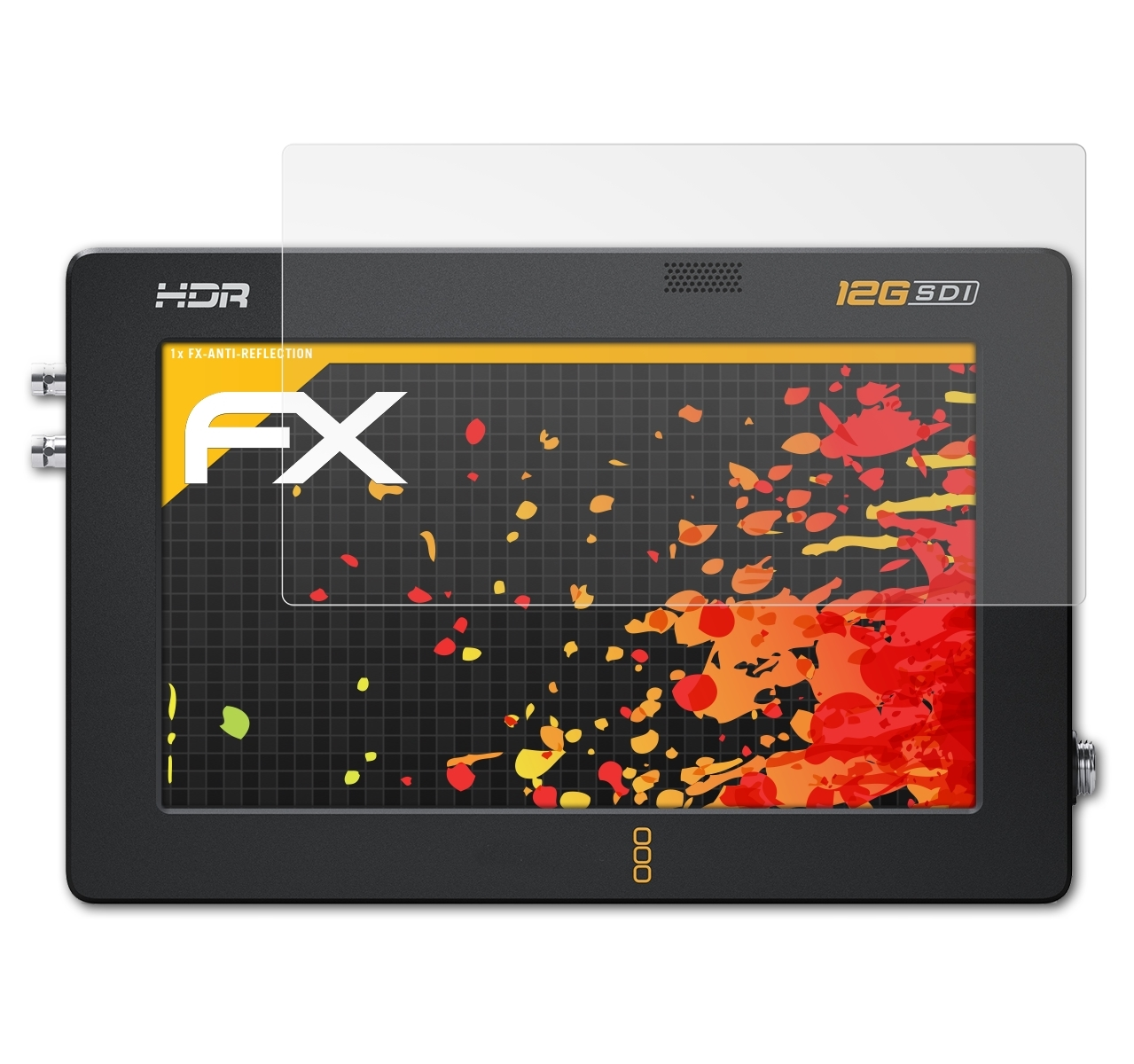 ATFOLIX FX-Antireflex Displayschutz(für Blackmagic HDR) 5 Design Video 12G Assist