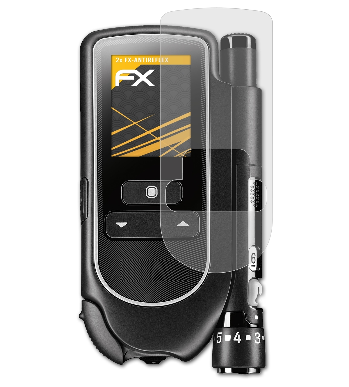 ATFOLIX 2x FX-Antireflex Displayschutz(für Accu Mobile) Chek
