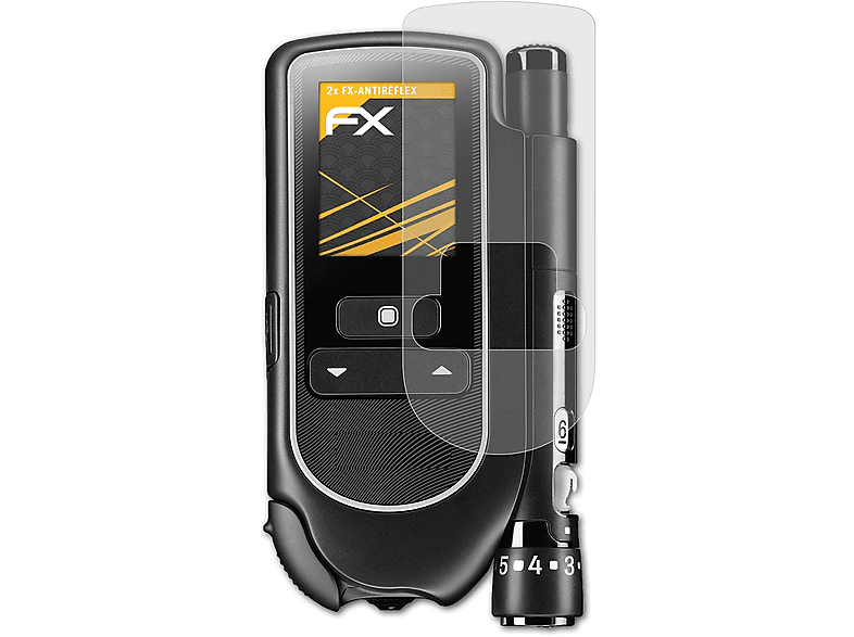 ATFOLIX 2x FX-Antireflex Displayschutz(für Accu Chek Mobile)