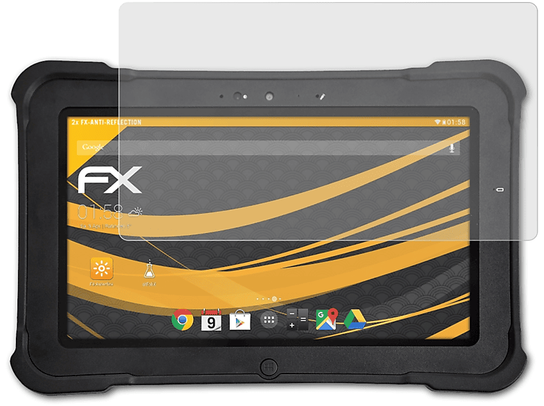 ATFOLIX 2x FX-Antireflex Displayschutz(für Zebra XSlate D10)