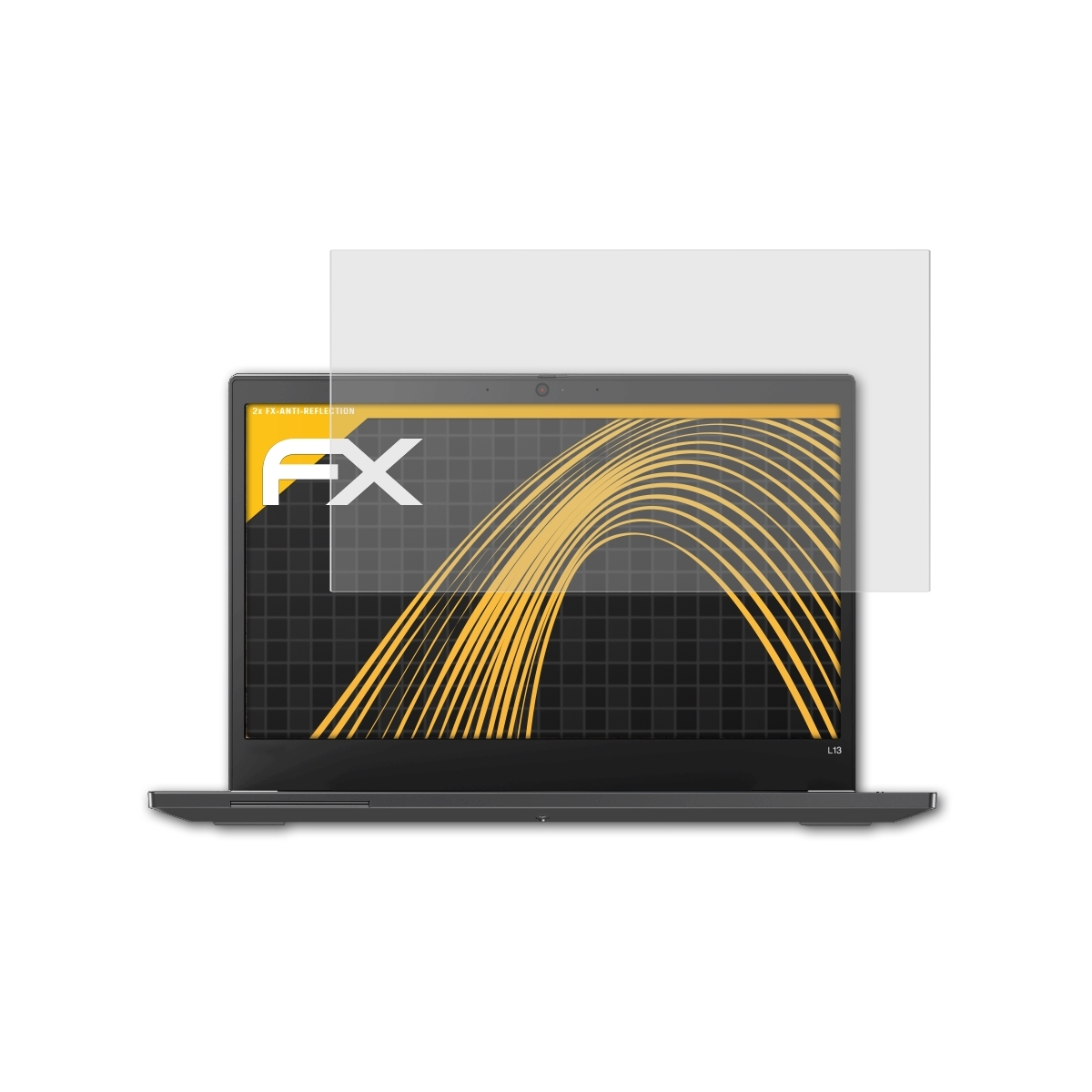 2x Displayschutz(für L13 Lenovo ATFOLIX FX-Antireflex Generation)) ThinkPad (2.