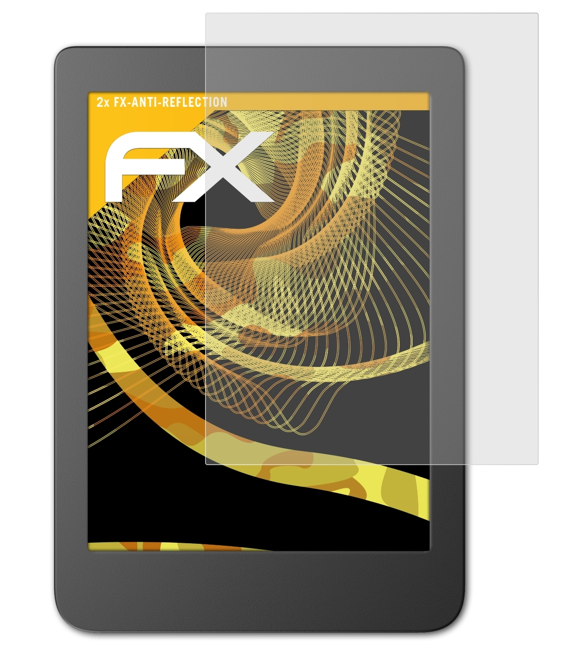 2x ATFOLIX Displayschutz(für Page Tolino 2) FX-Antireflex