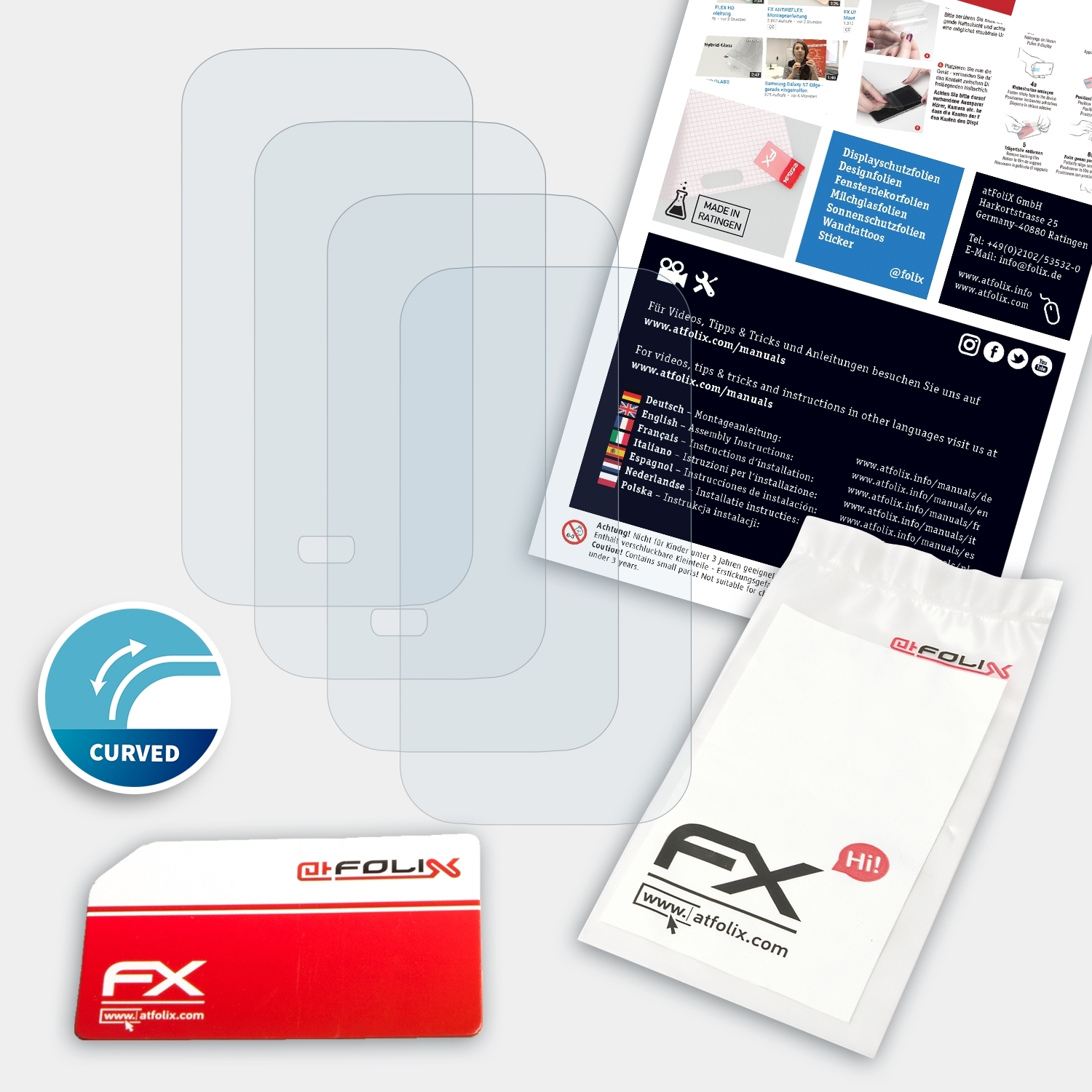 ATFOLIX FX-ActiFleX Displayschutz(für Luxe Nano) Vaporesso 2x