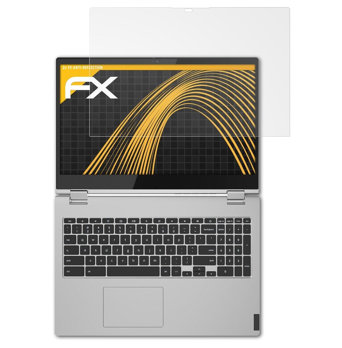 Chromebook C340 Displayschutz(für ATFOLIX Lenovo (15 inch)) FX-Antireflex 2x