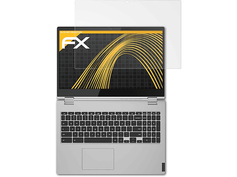 Chromebook (15 ATFOLIX 2x C340 FX-Antireflex Displayschutz(für Lenovo inch))