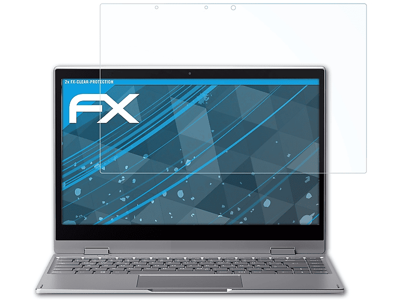 (MD63320)) FX-Clear AKOYA 2x Medion ATFOLIX Displayschutz(für E4272