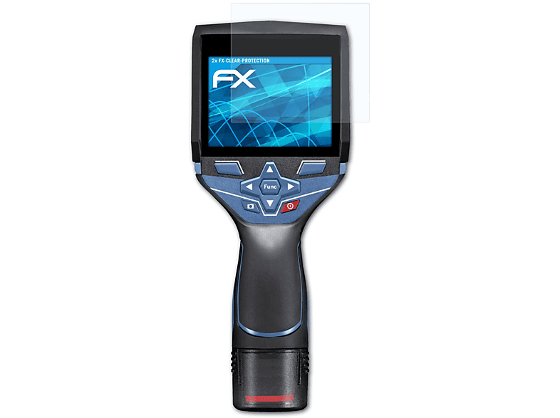 ATFOLIX 2x FX-Clear Displayschutz(für Bosch GTC 400 C)