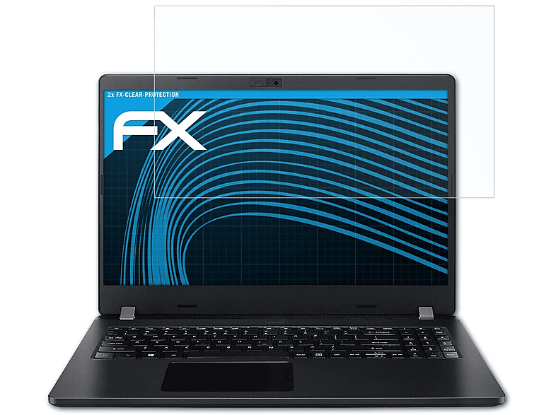 ATFOLIX 2x FX-Clear Displayschutz(für Acer TravelMate P2 (P215-52))