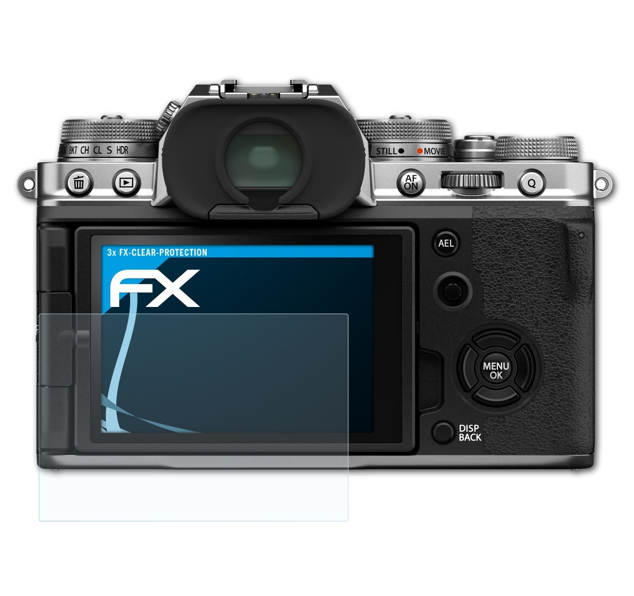ATFOLIX 3x FX-Clear Displayschutz(für Fujifilm X-T4)