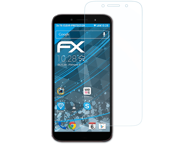 Plus) 3x C1 FX-Clear Nokia Displayschutz(für ATFOLIX