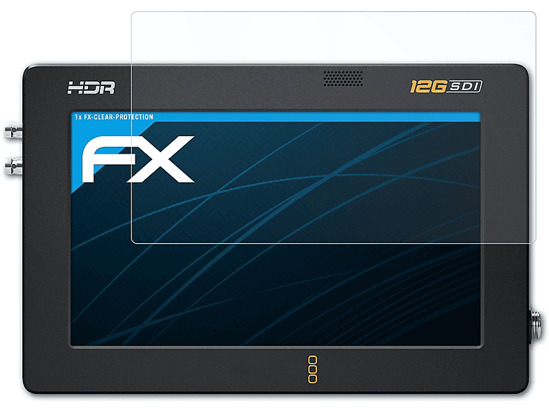 ATFOLIX FX-Clear Displayschutz(für Blackmagic Design Video Assist 5 12G HDR)