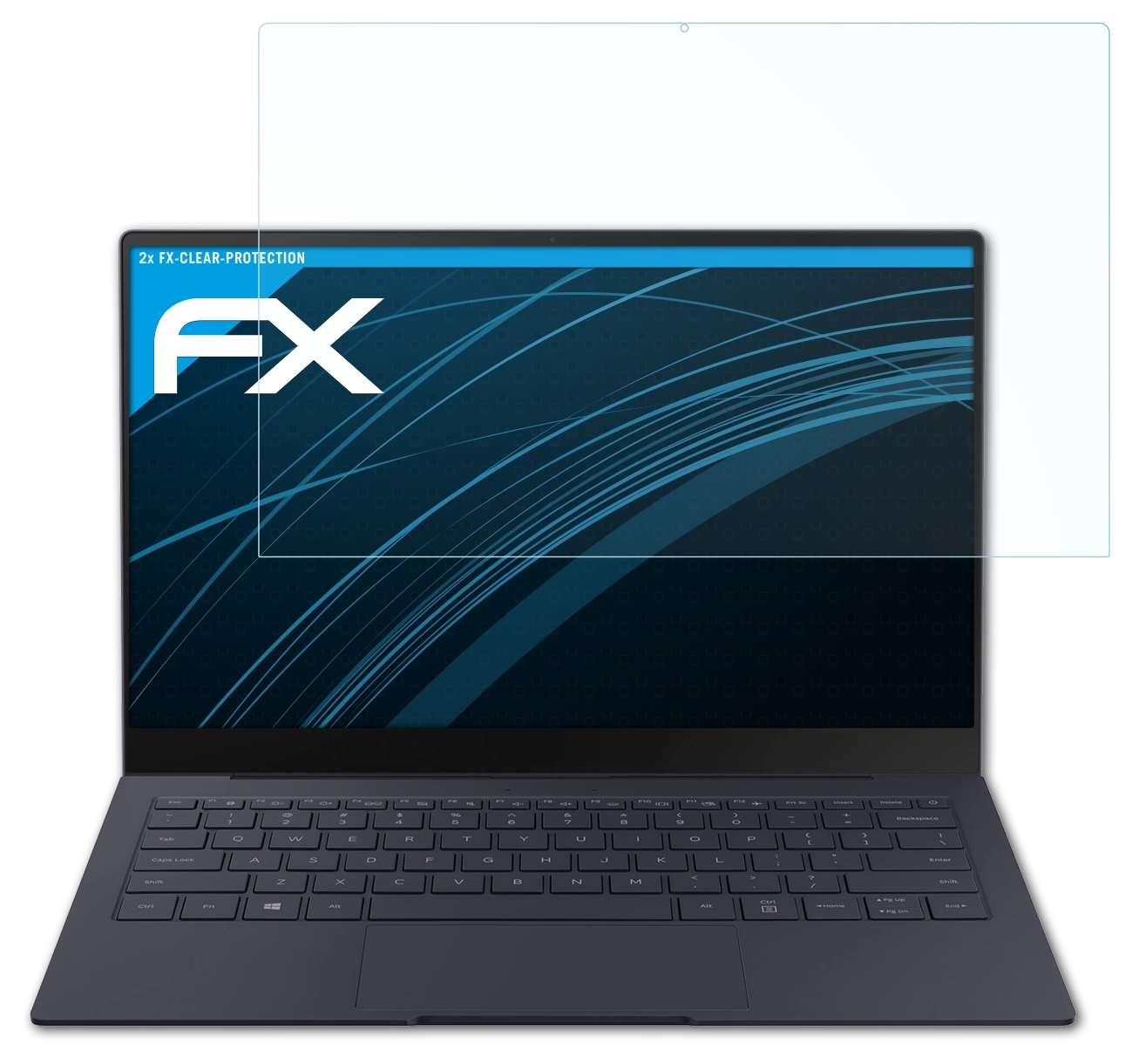ATFOLIX 2x FX-Clear Displayschutz(für Samsung Book Galaxy Inch)) S (13,3