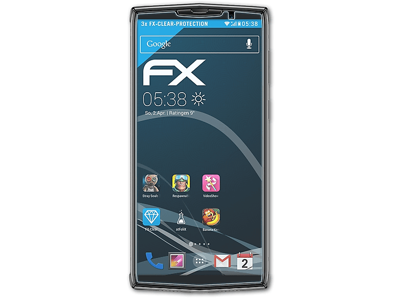 FX-Clear 3x Doogee N100) ATFOLIX Displayschutz(für